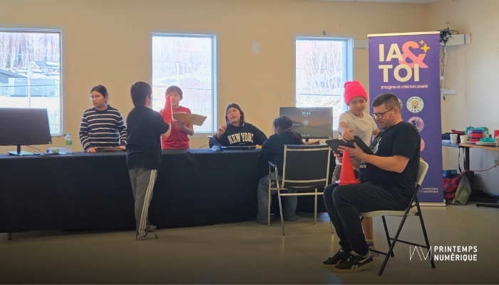 IA & Toi et Mamo/Mamu : des ateliers pour initier les jeunes atikamekw aux technologies numériques